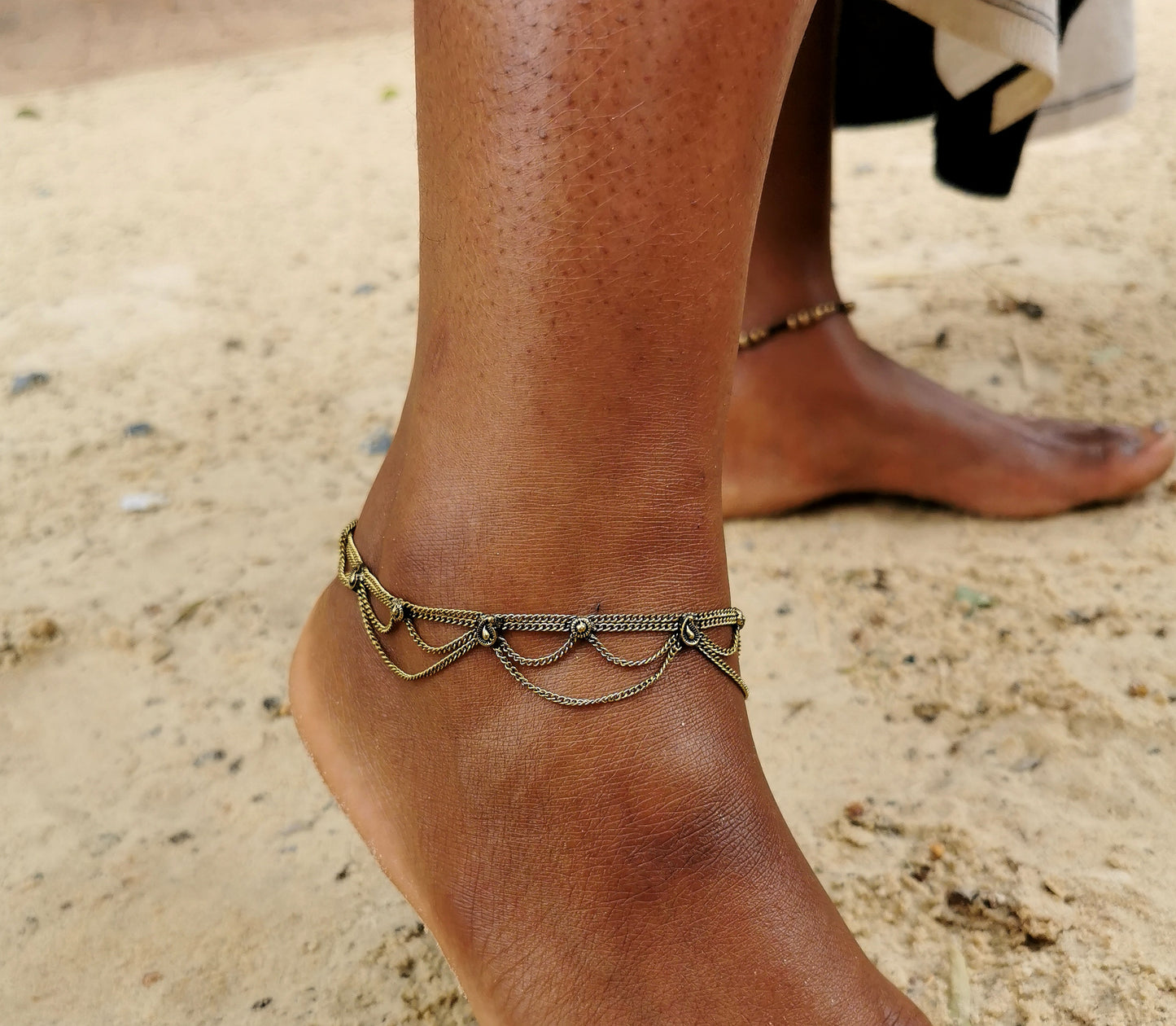 Draping Chain Anklet