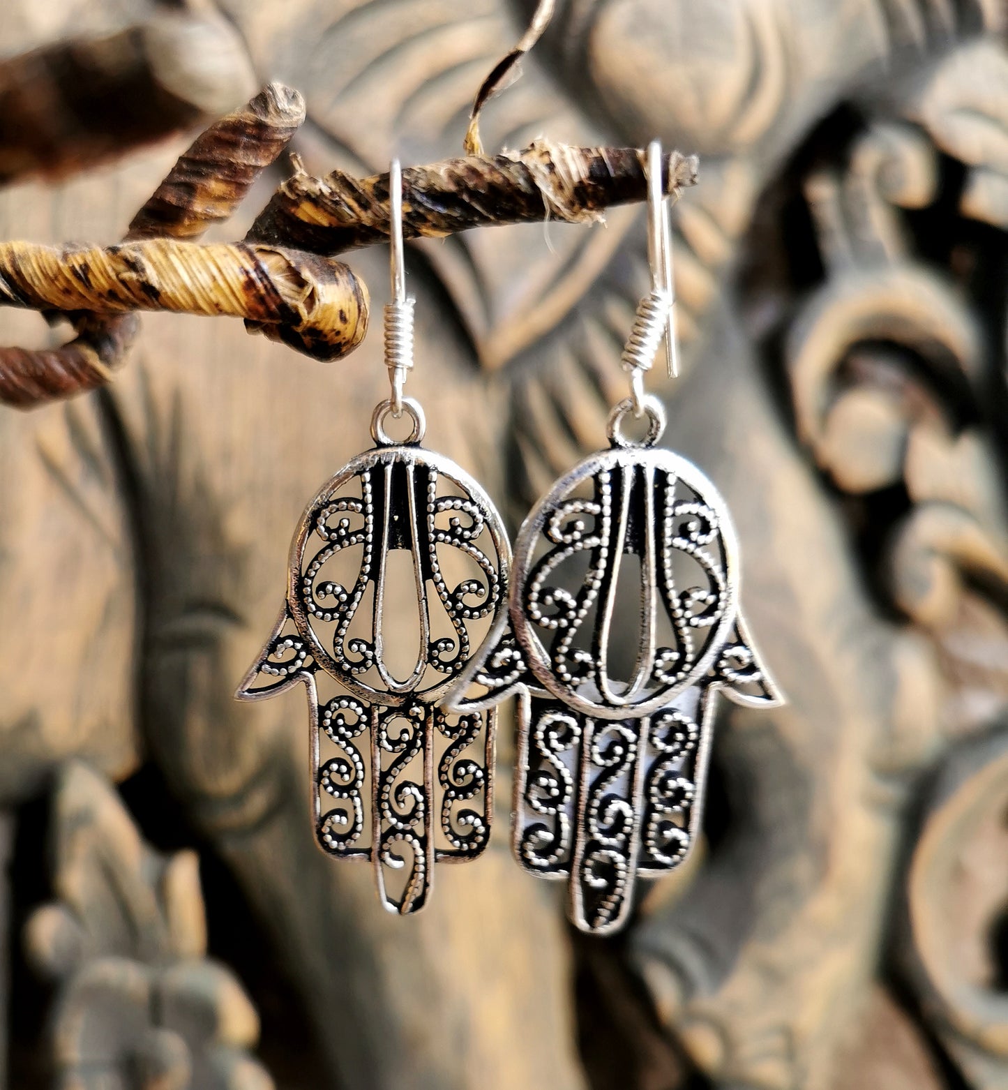 Hamsa Hand Earrings