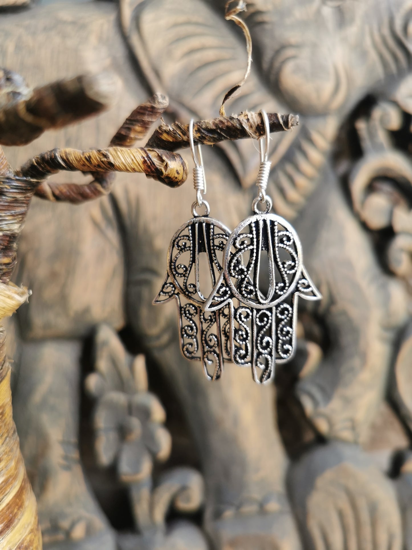 Hamsa Hand Earrings