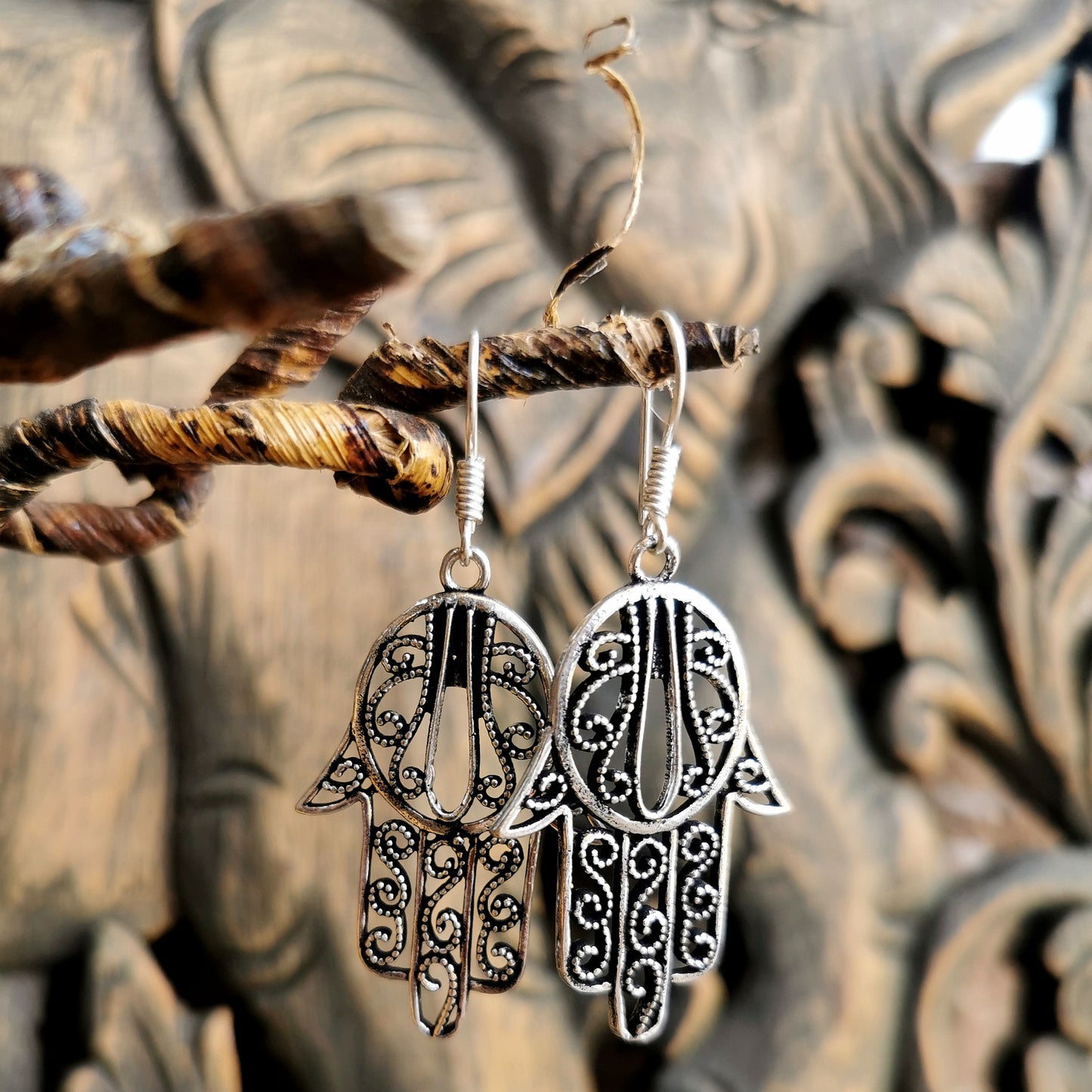 Hamsa Hand Earrings