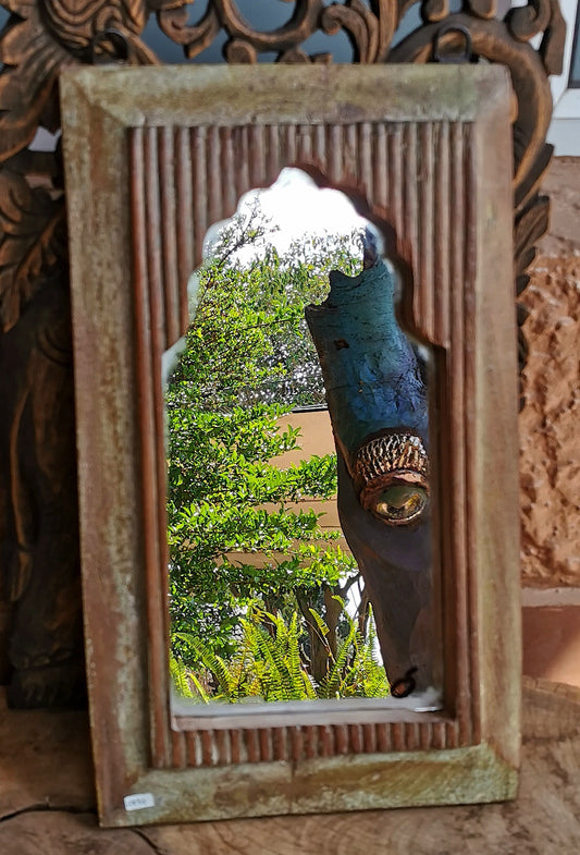 Antique Wood Mirror