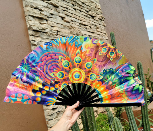 Trippy Mandala Fan