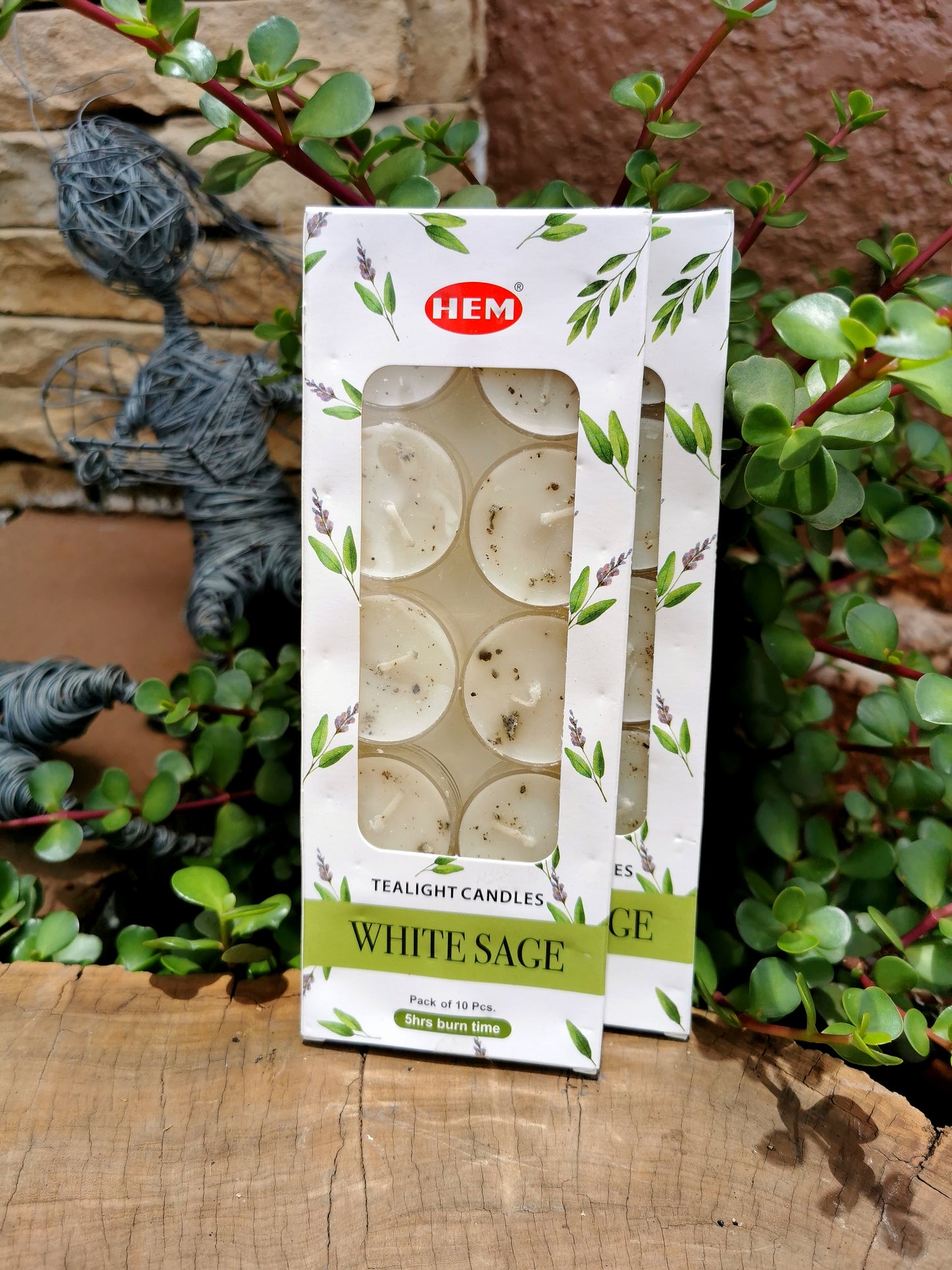 White Sage Tealight Candles