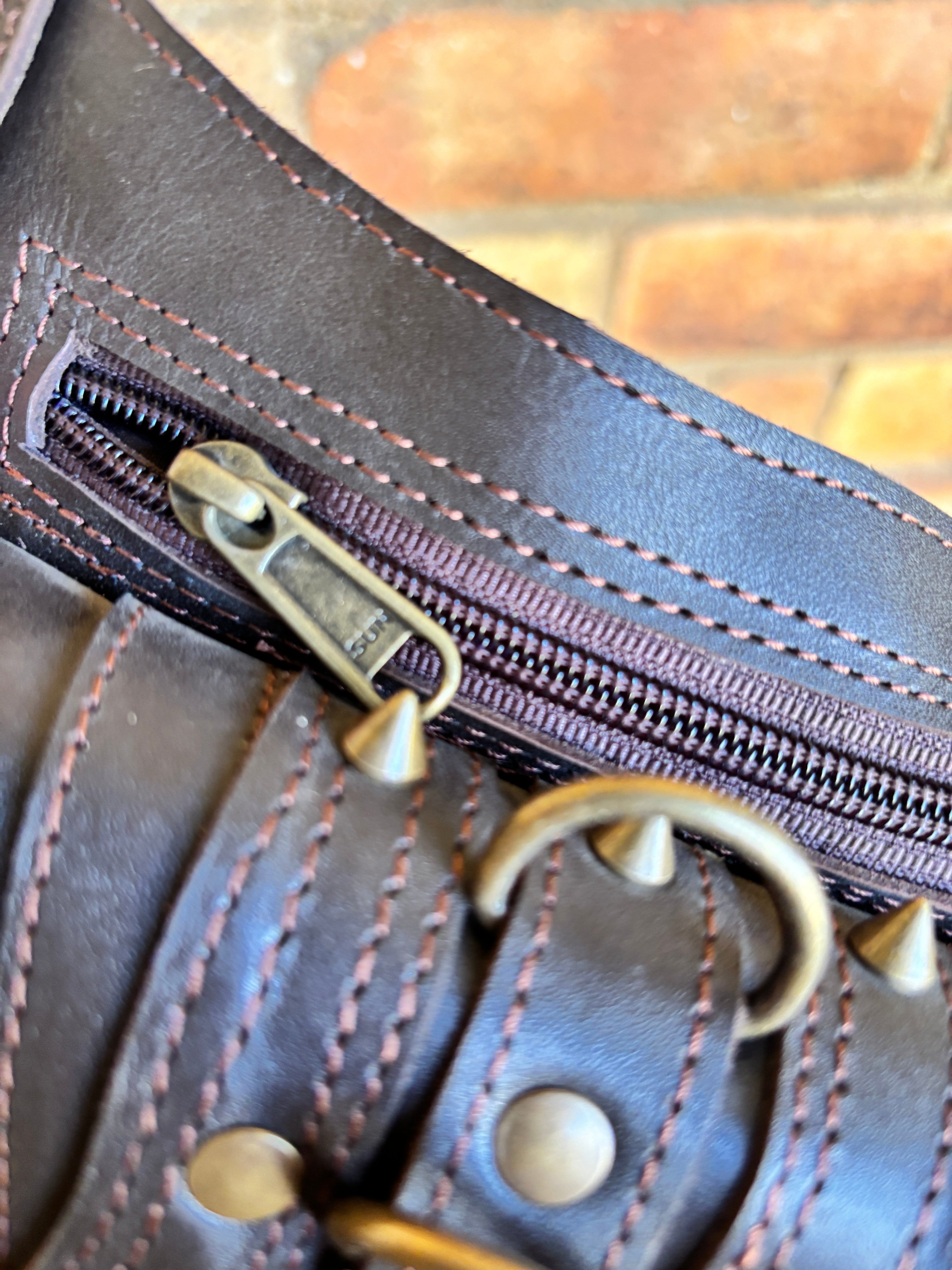 Leather Waist/Leg Satchel