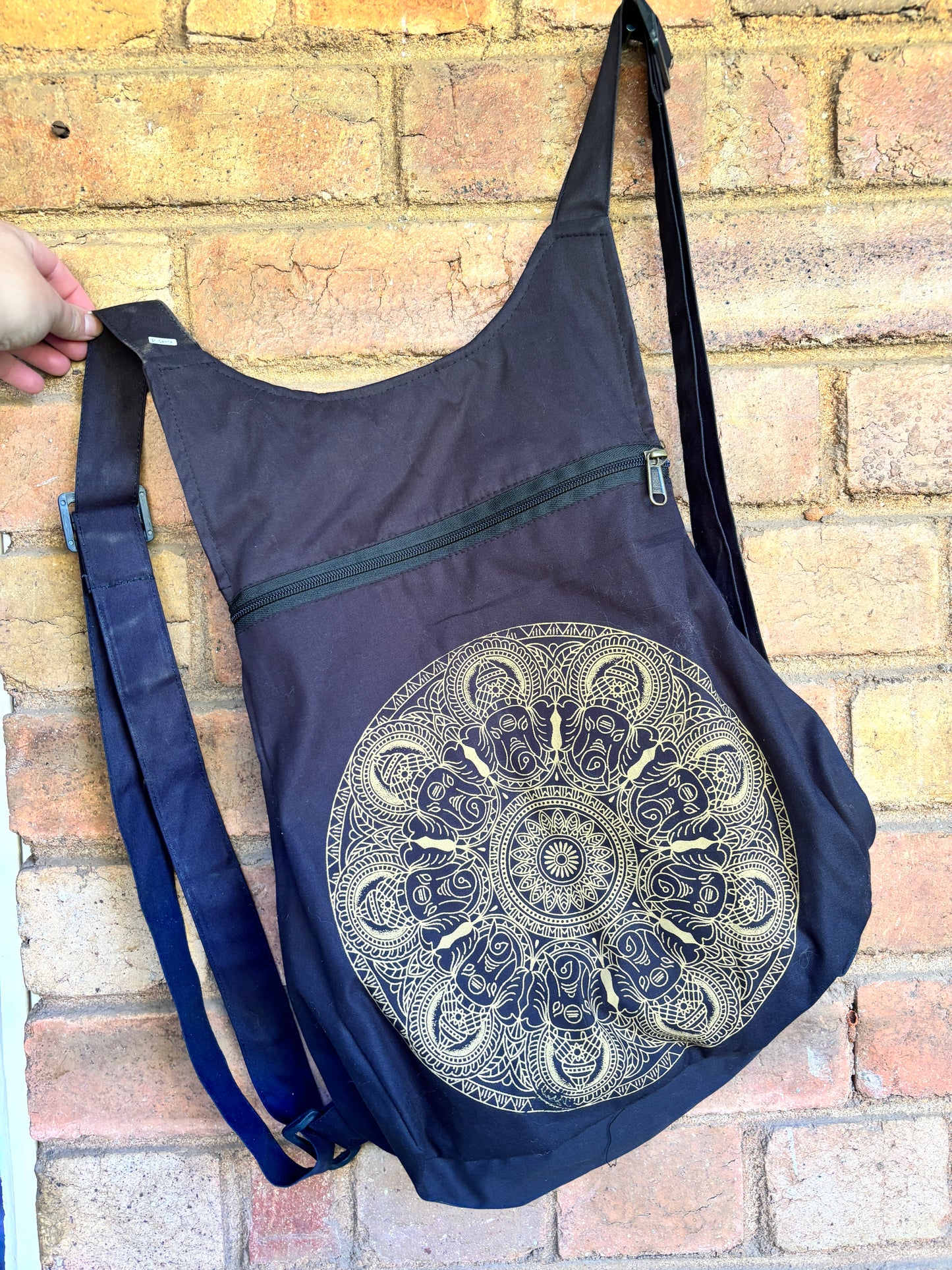 Adjustable Geometric Backpack