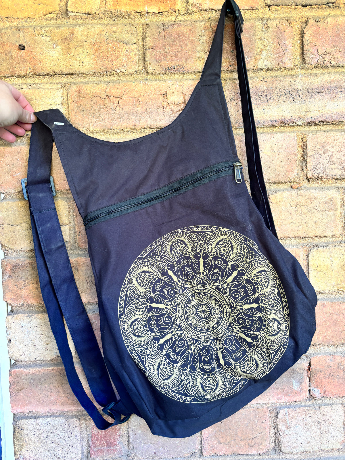 Adjustable Geometric Backpack