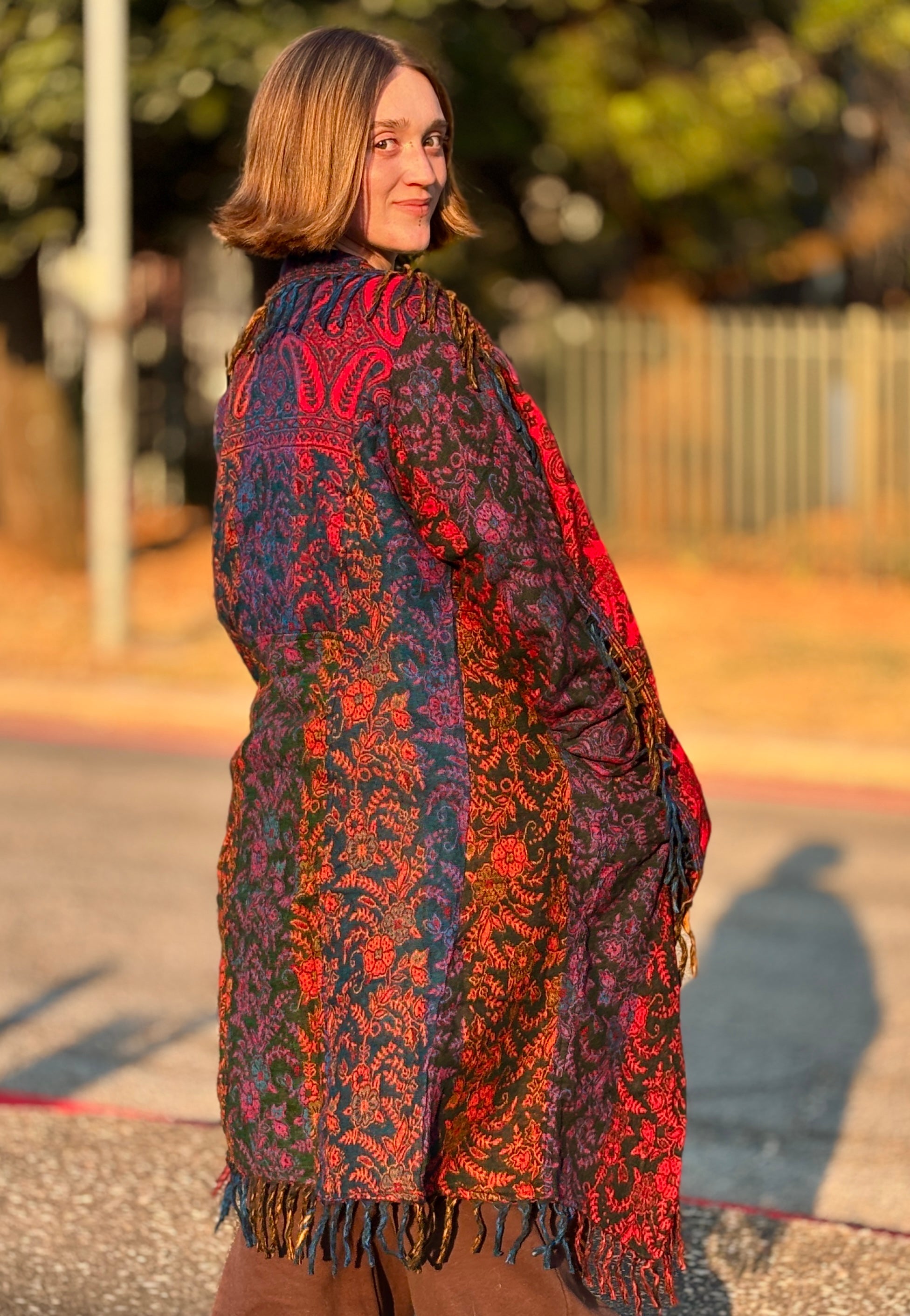 Pashmina Woolen Blanket Coat