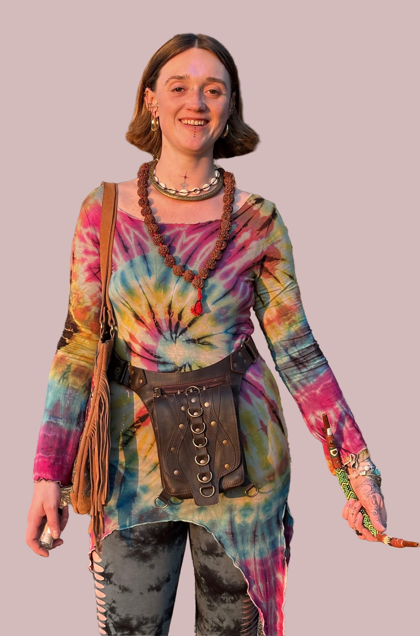 Tie-Dye Throw Top