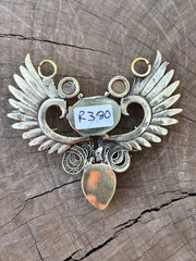 Brass Tiger's Eye Pendant