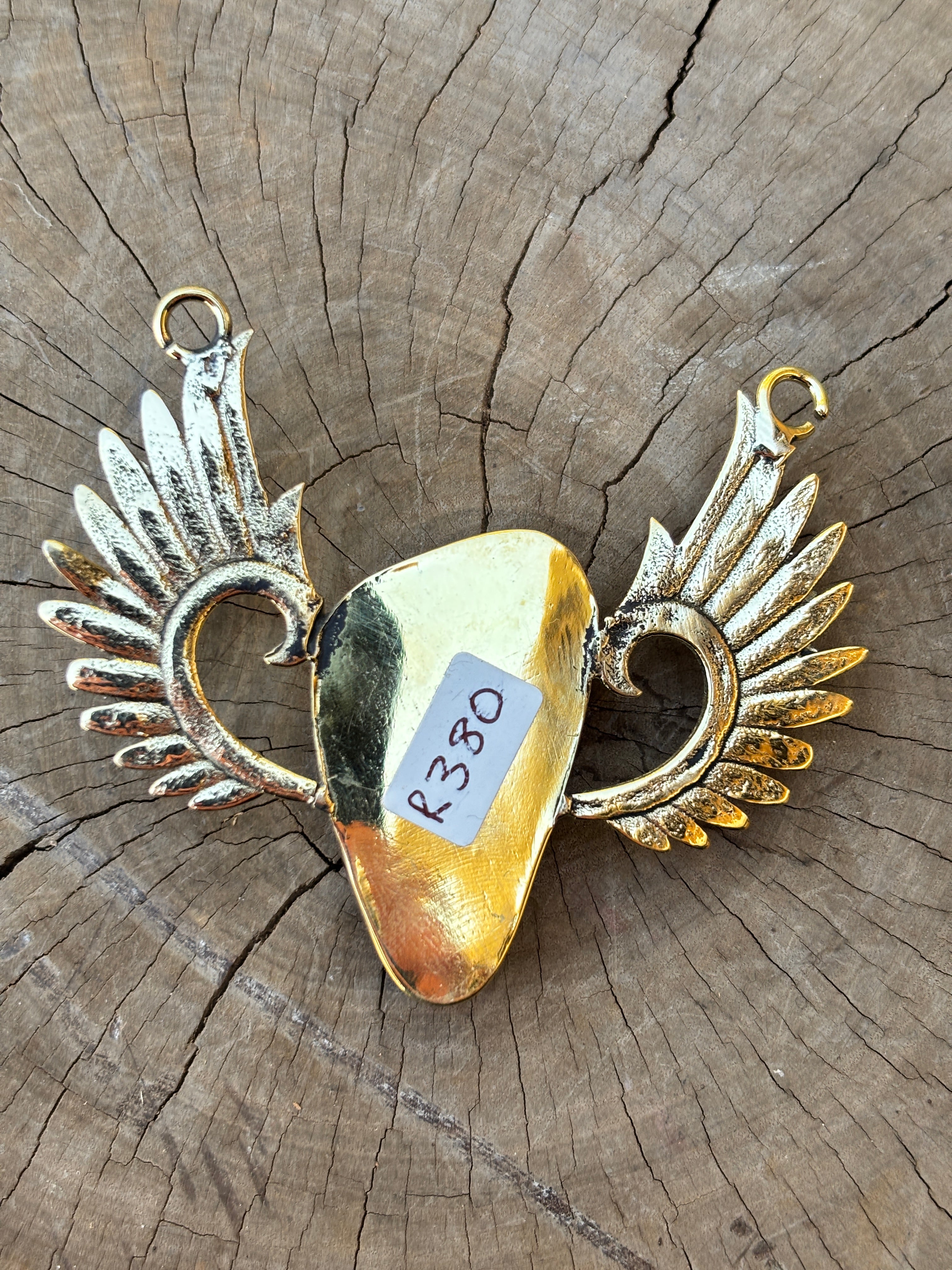 Brass Abalone Pendant