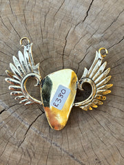 Brass Abalone Pendant