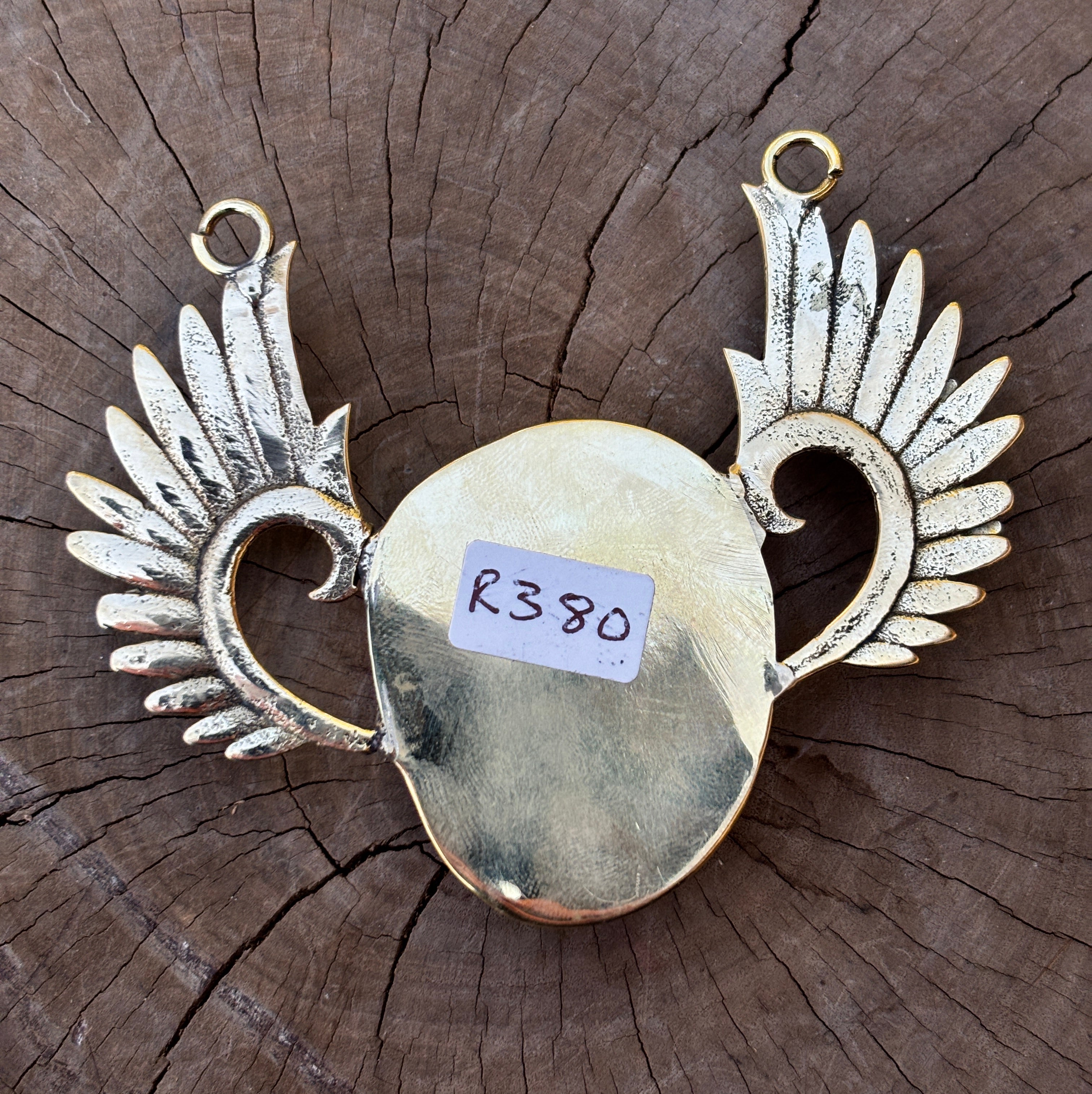Brass Abalone Pendant