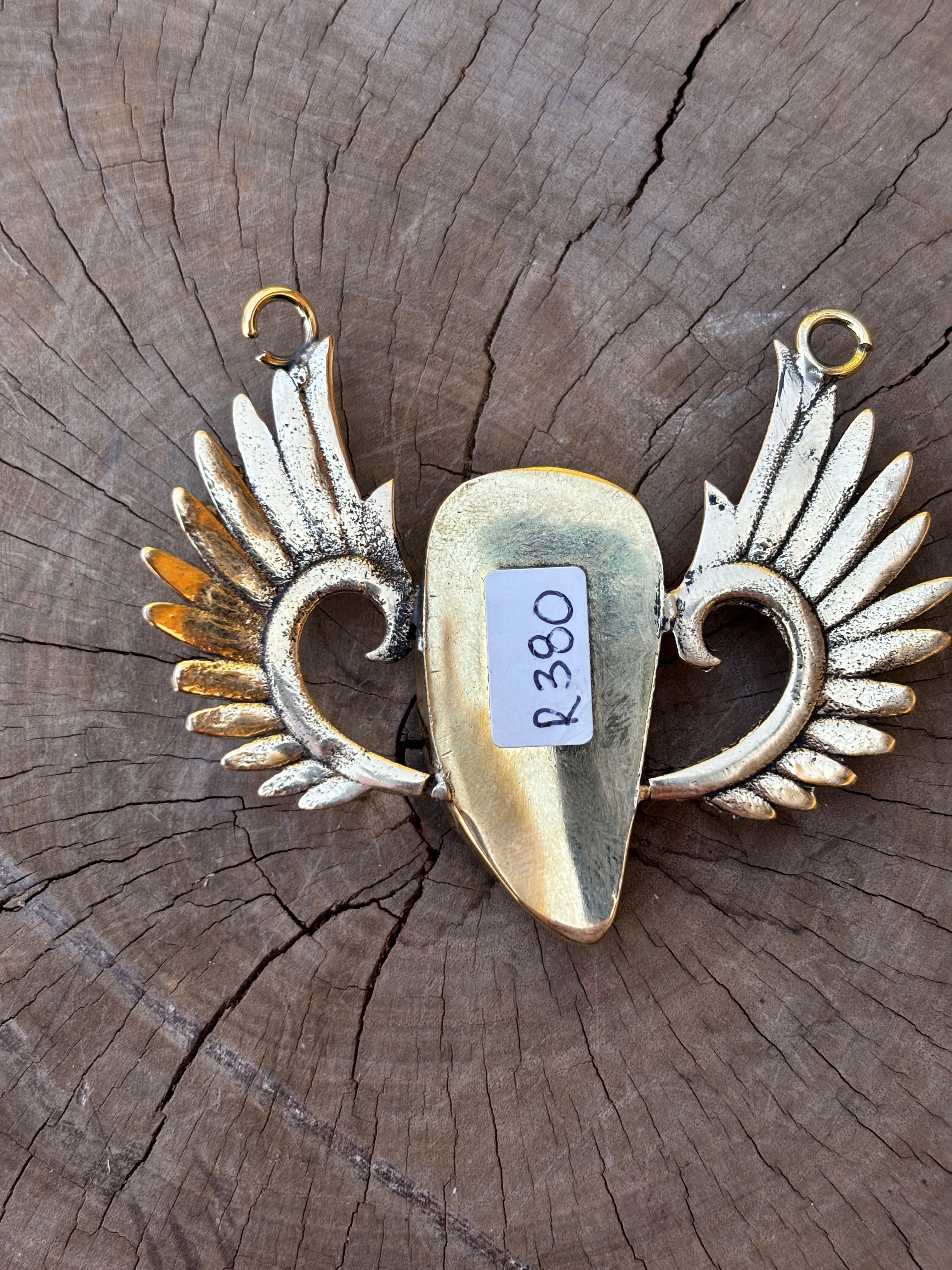 Brass Abalone Pendant