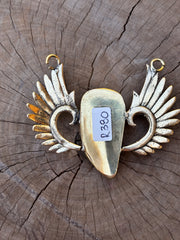 Brass Abalone Pendant