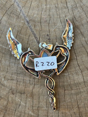 Silver Swallow  Pendant