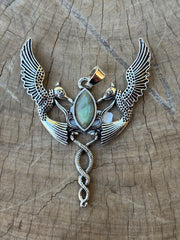 Silver Swallow Pendant