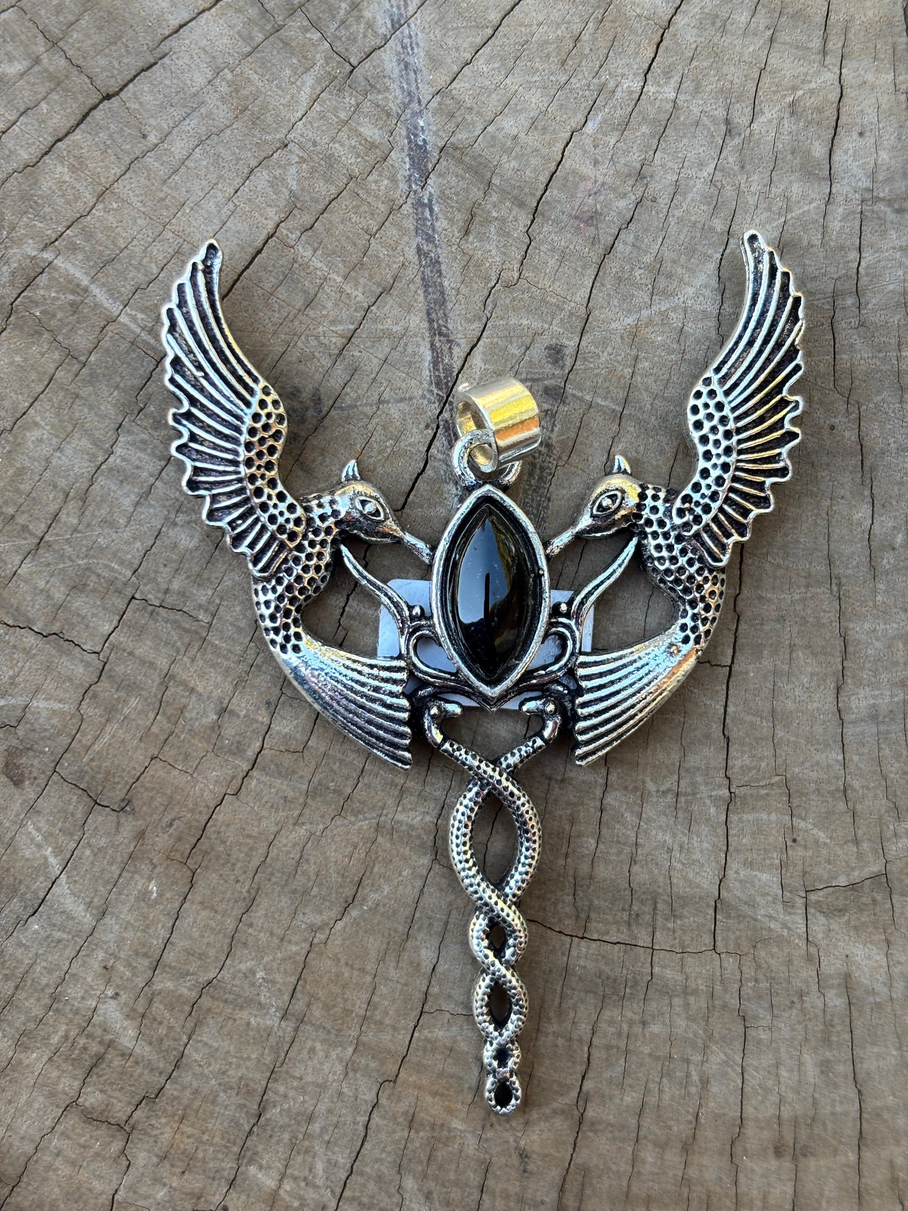 Silver Swallow Pendant