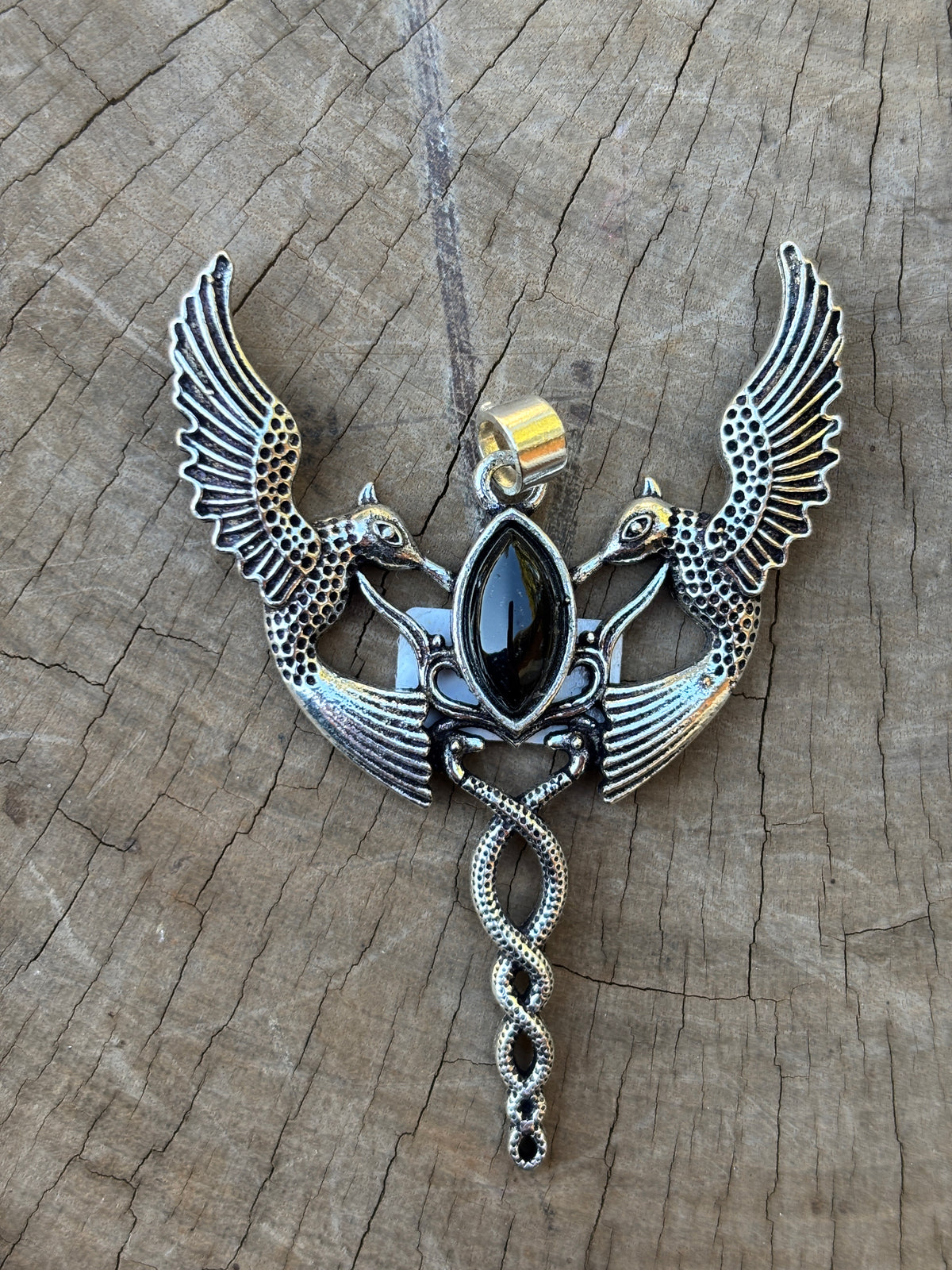 Silver Swallow Pendant