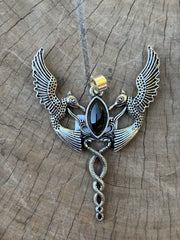 Silver Swallow Pendant
