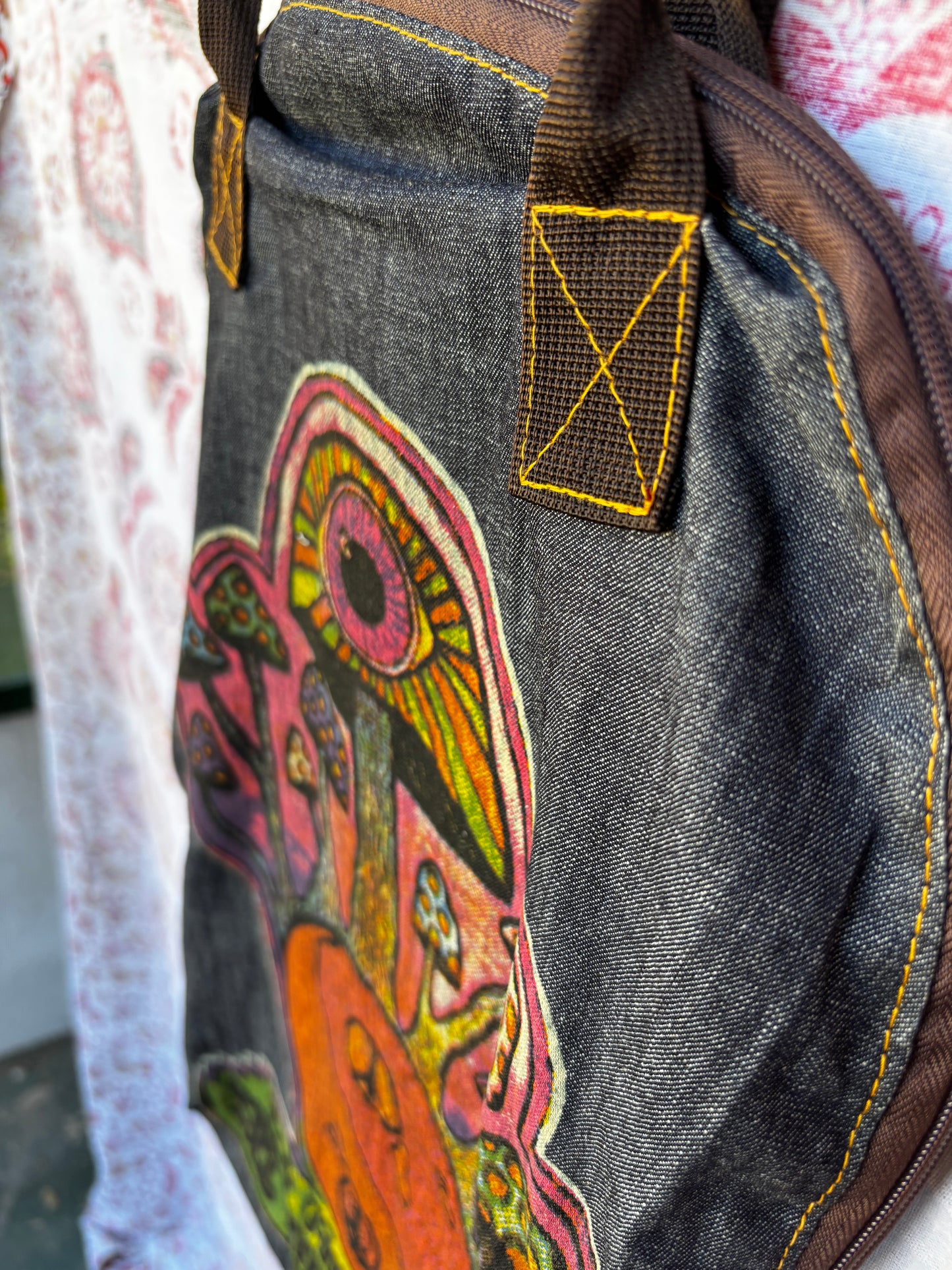 Psychedelic Cross/Carry Bag