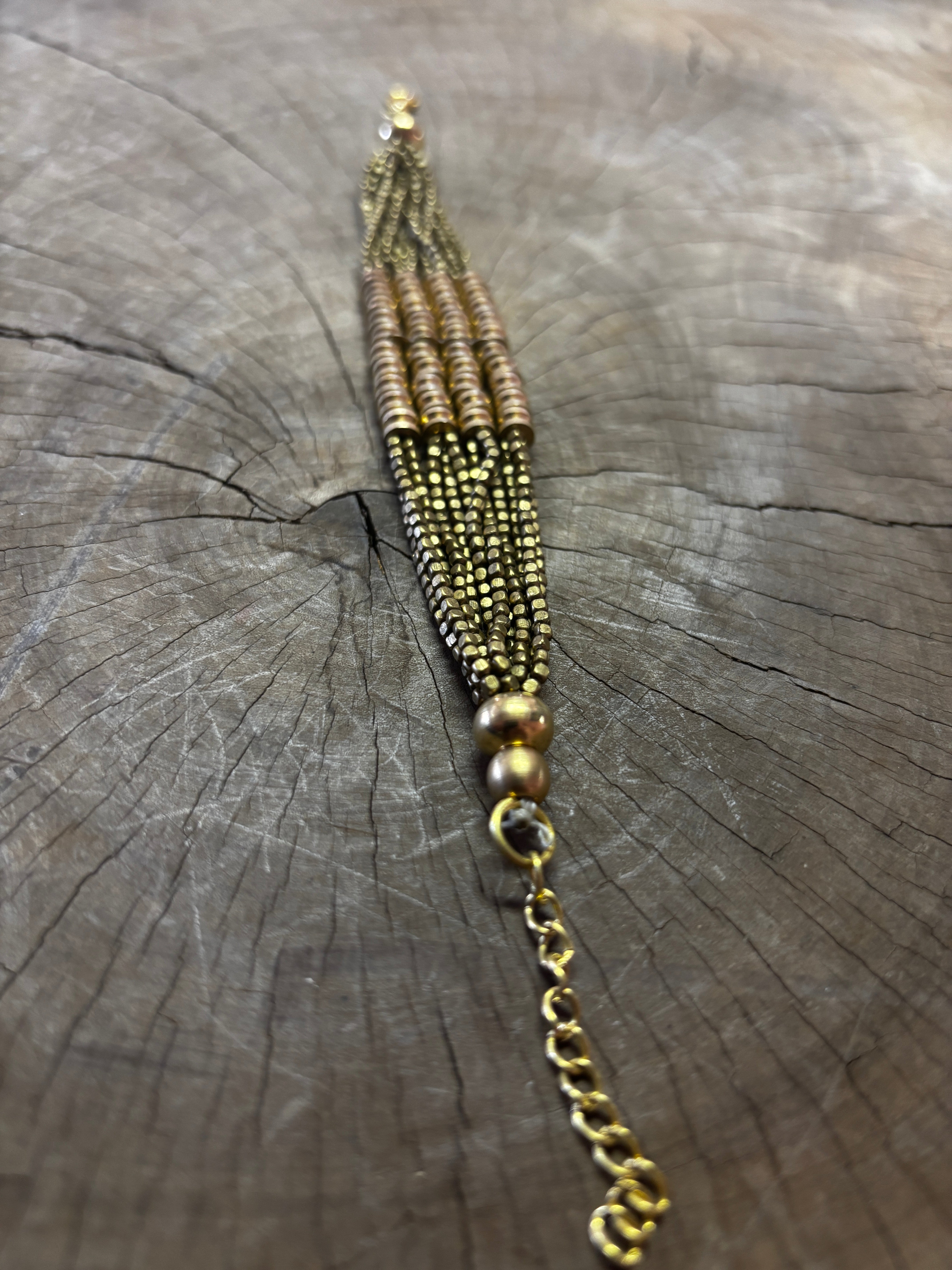 Brass Link Bracelet
