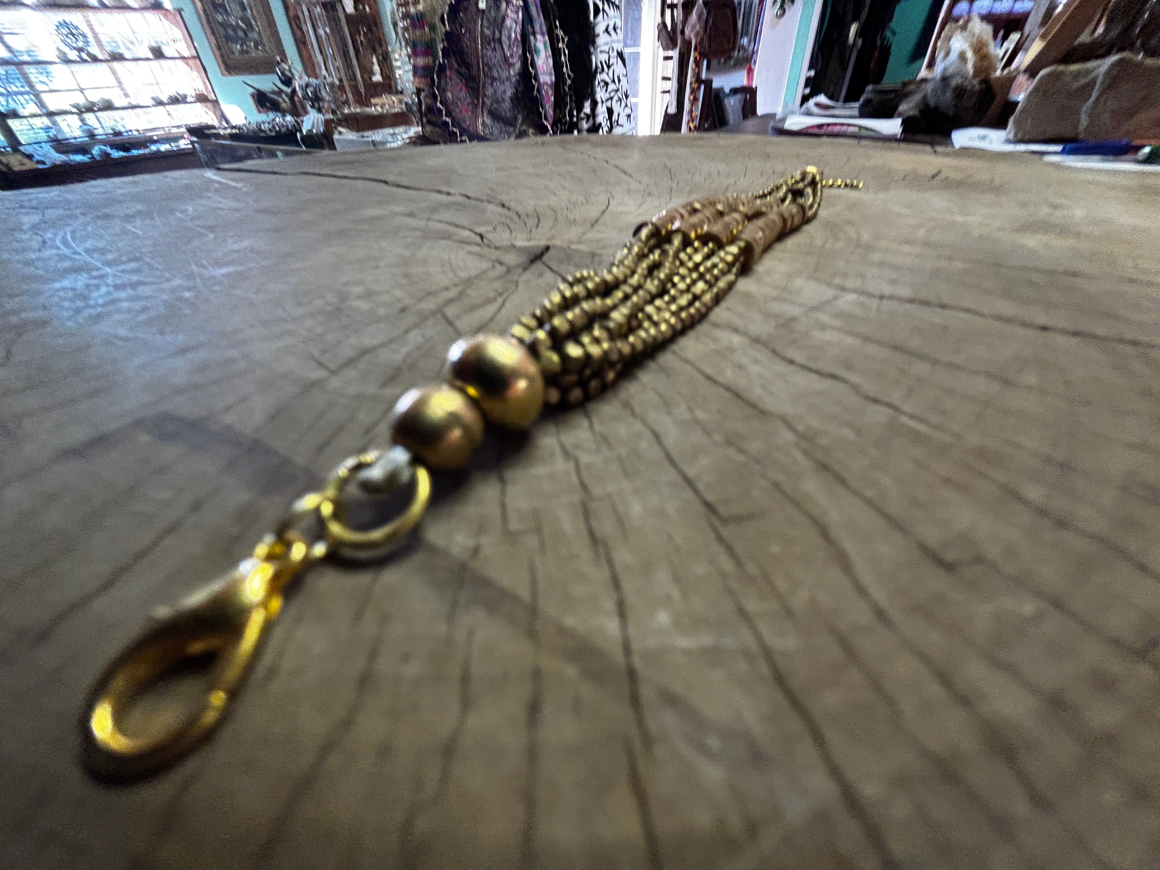 Brass Link Bracelet