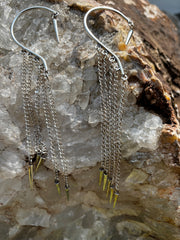 White Metal Ear Cuffs