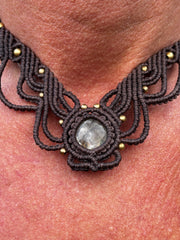 Labradorite Macrame Necklace