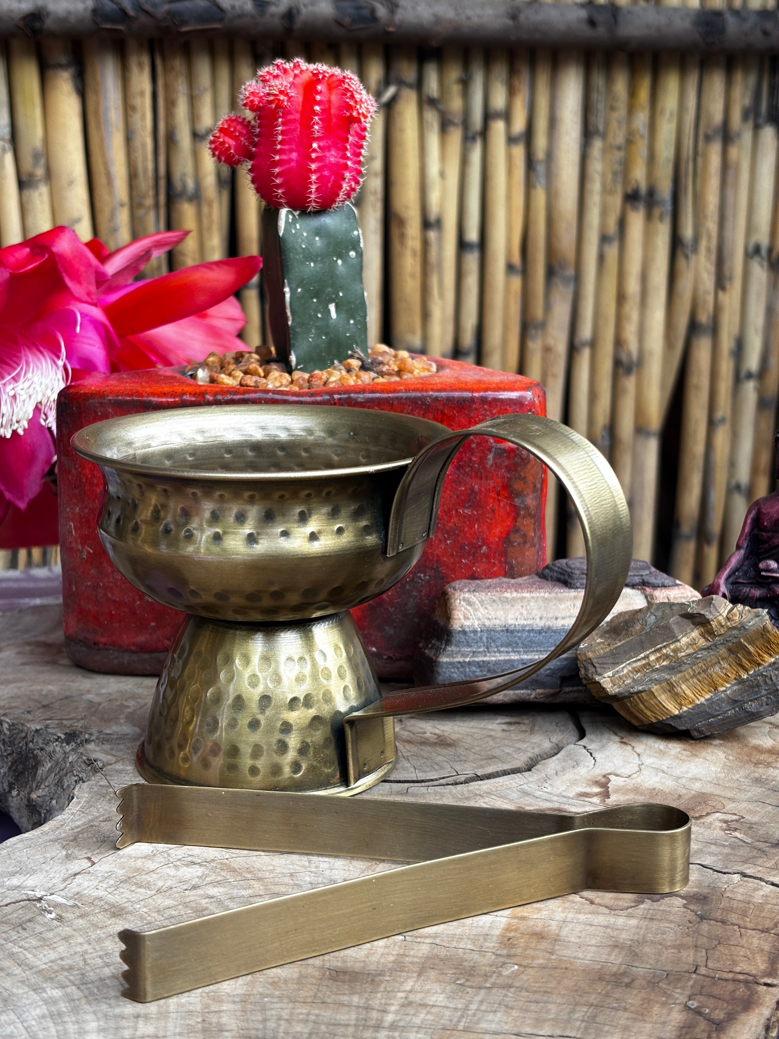 Brass Resin / Herb Cleansing Pot