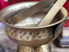 Brass Resin / Herb Cleansing Pot