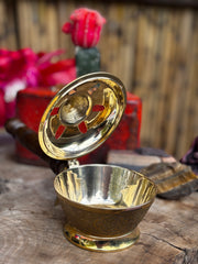 Brass Resin / Herb Cleansing Pot