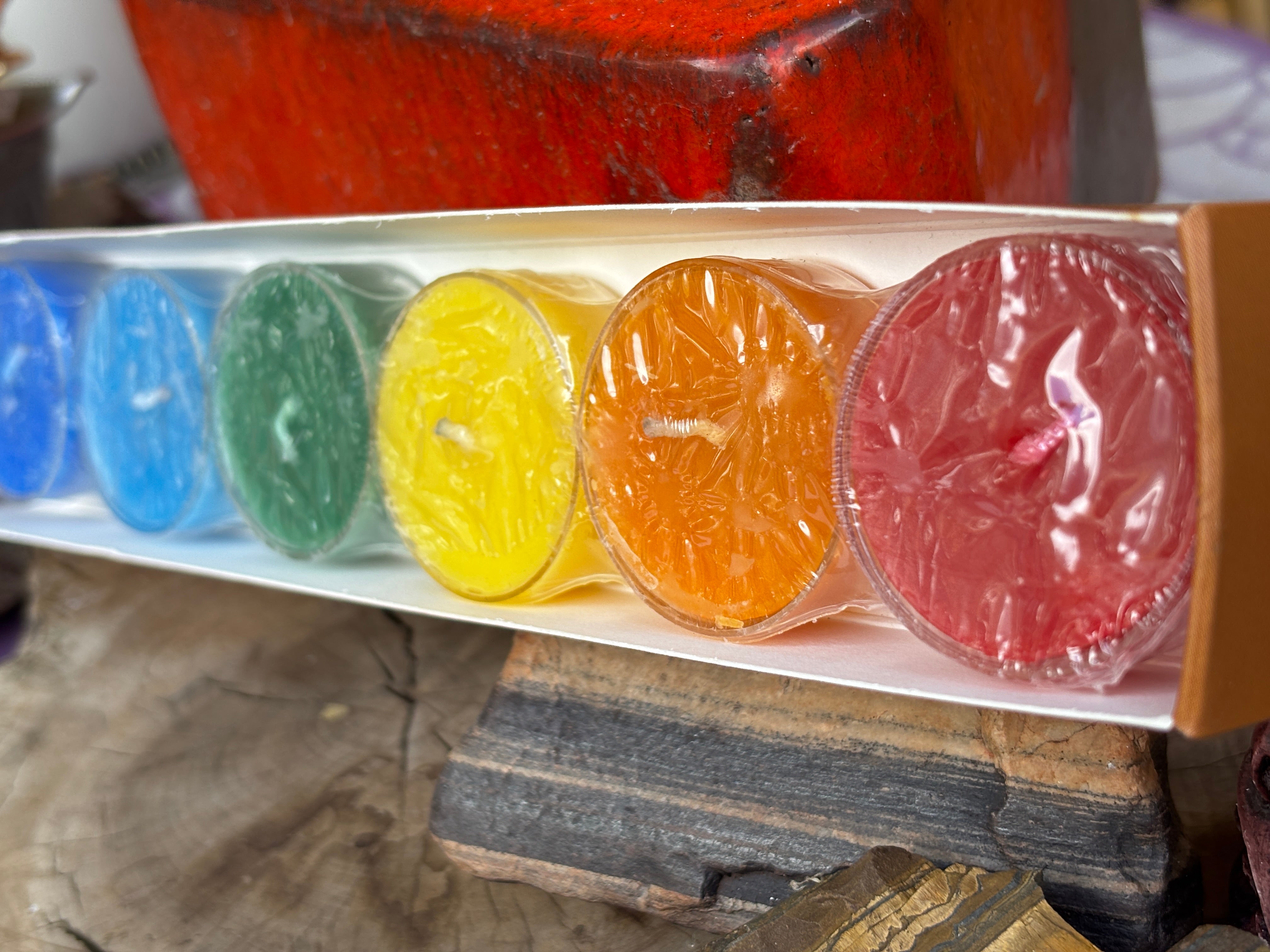 Chakra Tea Light Candles