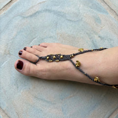 Macrame Foot Adornment