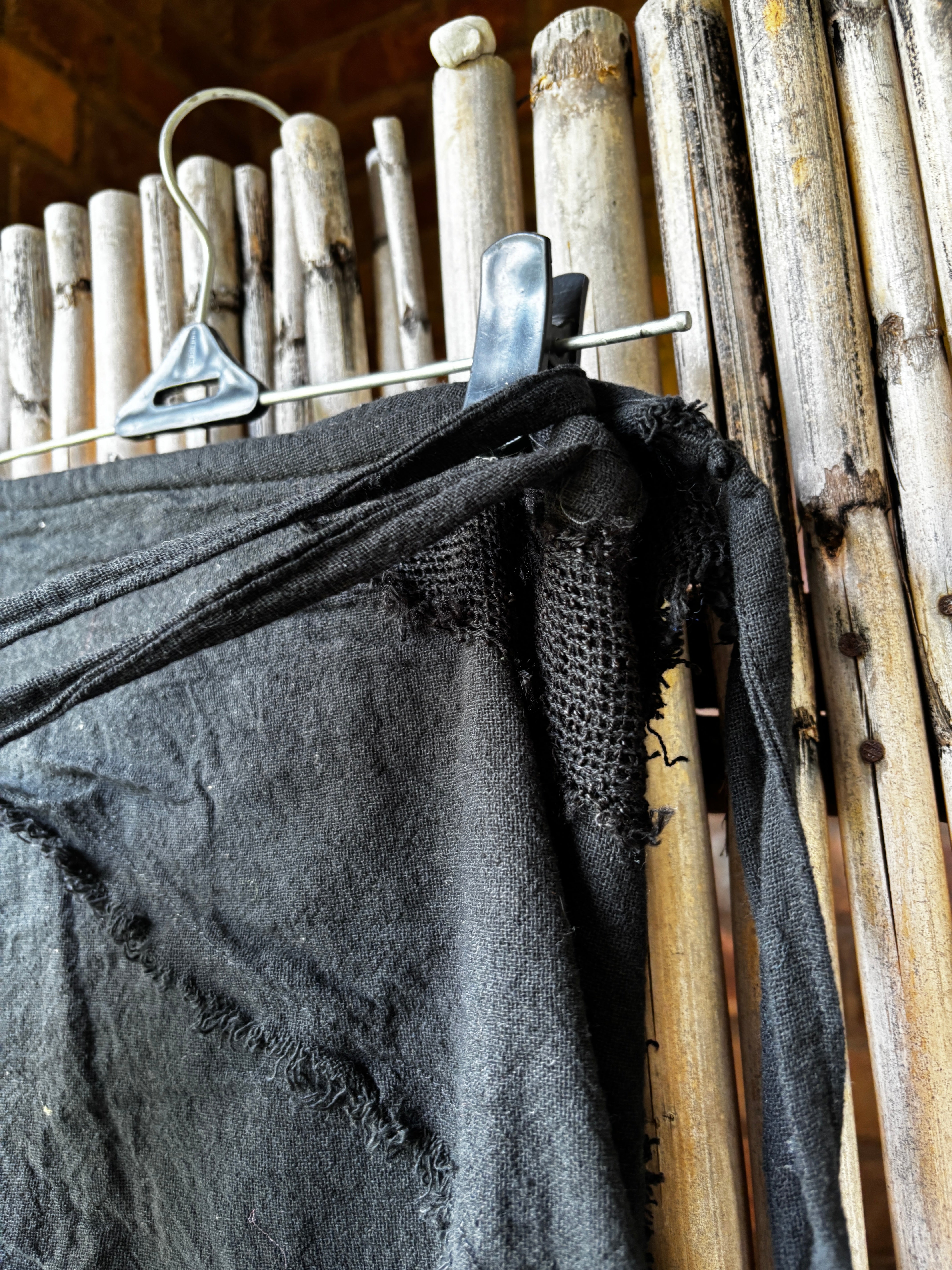 Bohemian Mesh Cotton Wrap Skirt