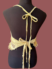 Mesh Cotton Tie Top
