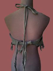 Mesh Cotton Tie Top