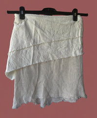 Bohemian Mesh Cotton Wrap Skirt