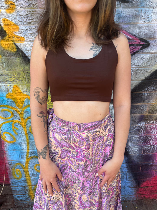 Bralette Top With Flower of Life Charm