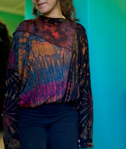 Tie-Dye Throw Top