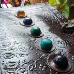 5 Stone Leather Journal 20.5 x 15.5cm