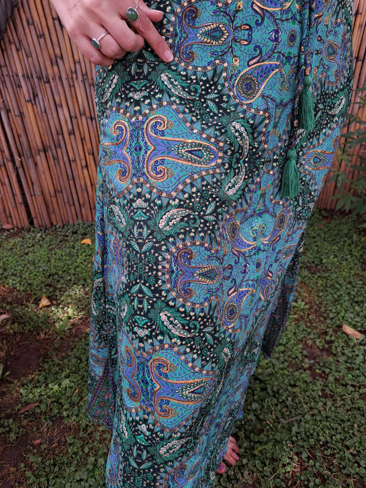 Enchanted Ivy Silk Skirt