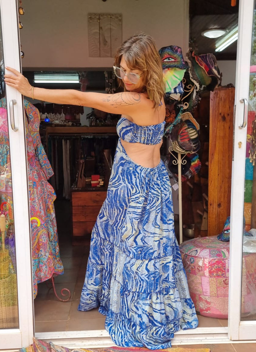 Island Spirit Silk Dress ( VARIOUS COLOURS)