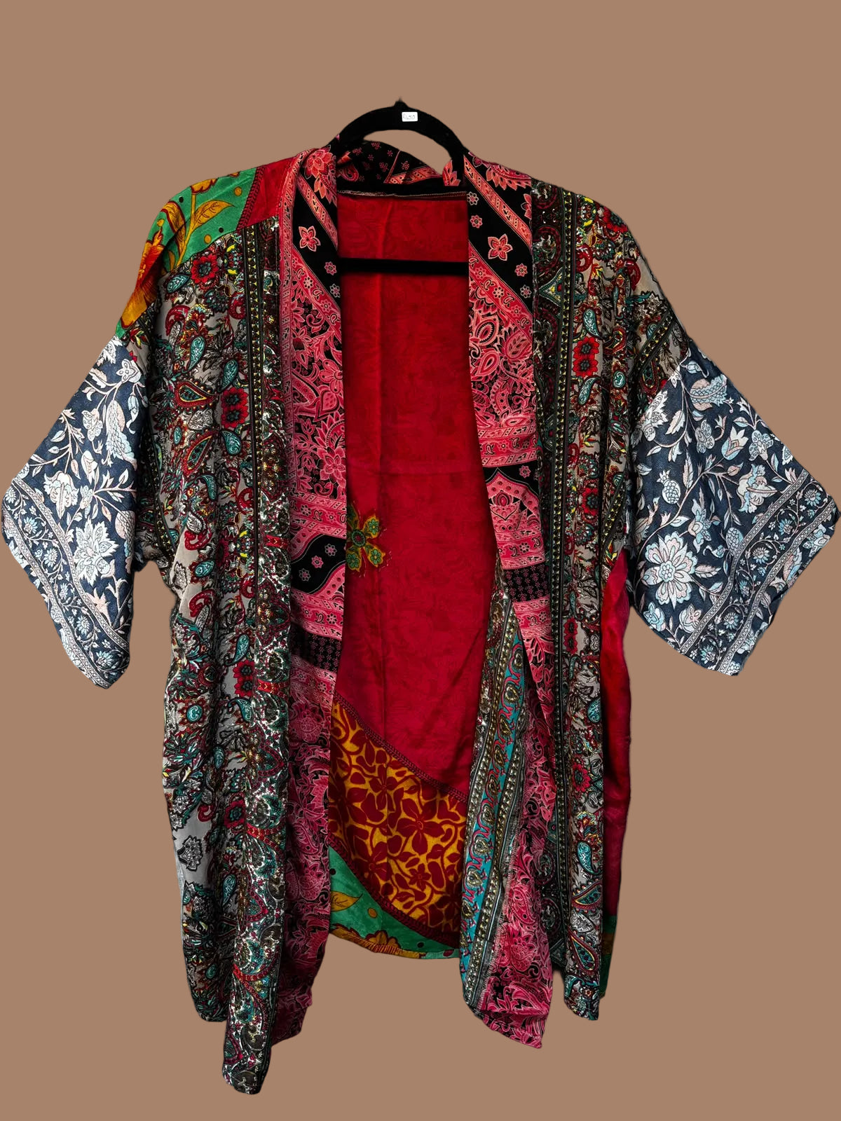 Butter-silk Peony Kimono
