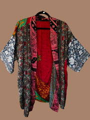 Butter-silk Peony Kimono