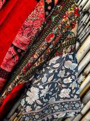 Butter-silk Peony Kimono