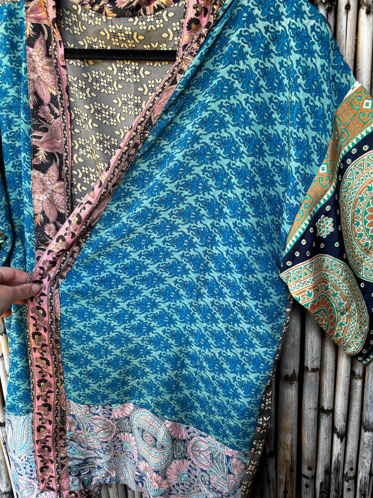 Butter-silk Sea Breeze Kimono