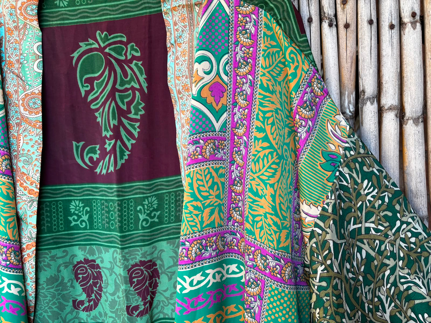 Butter-silk Chameleon Kimono