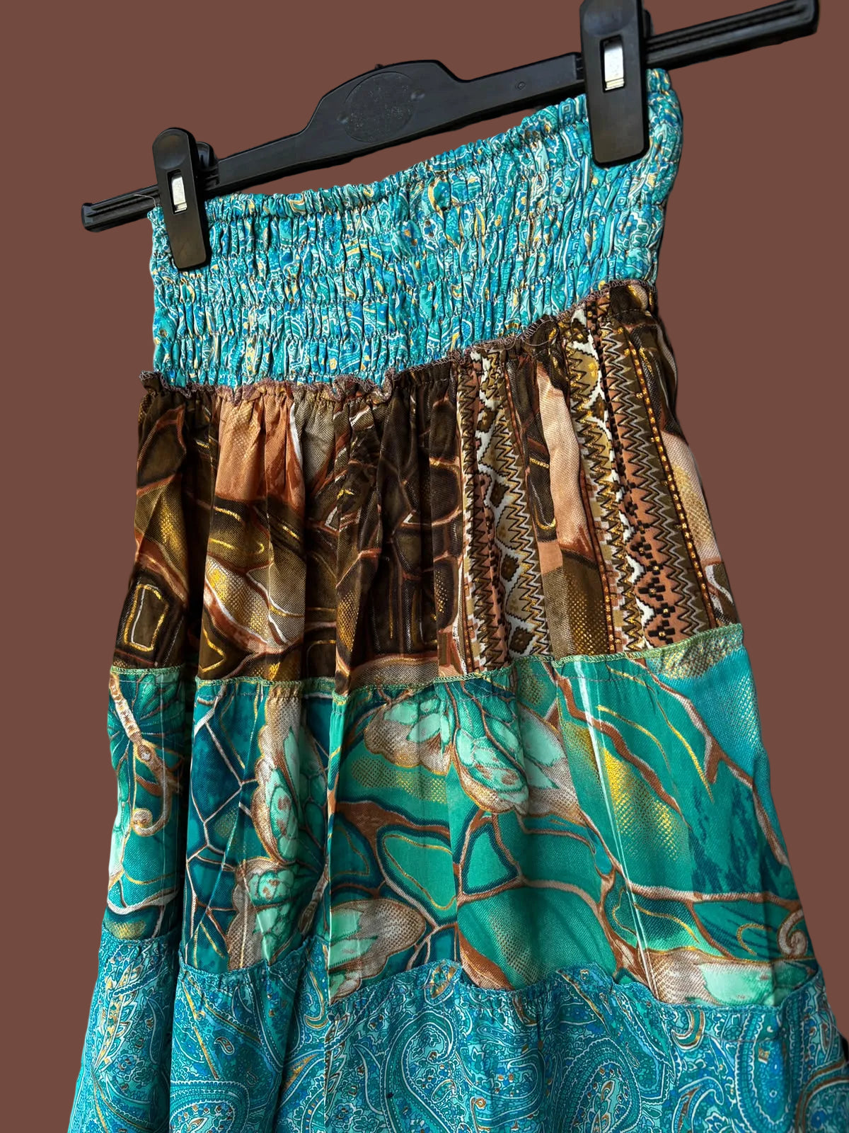 Wanderlust Patchwork Gypsy Skirt