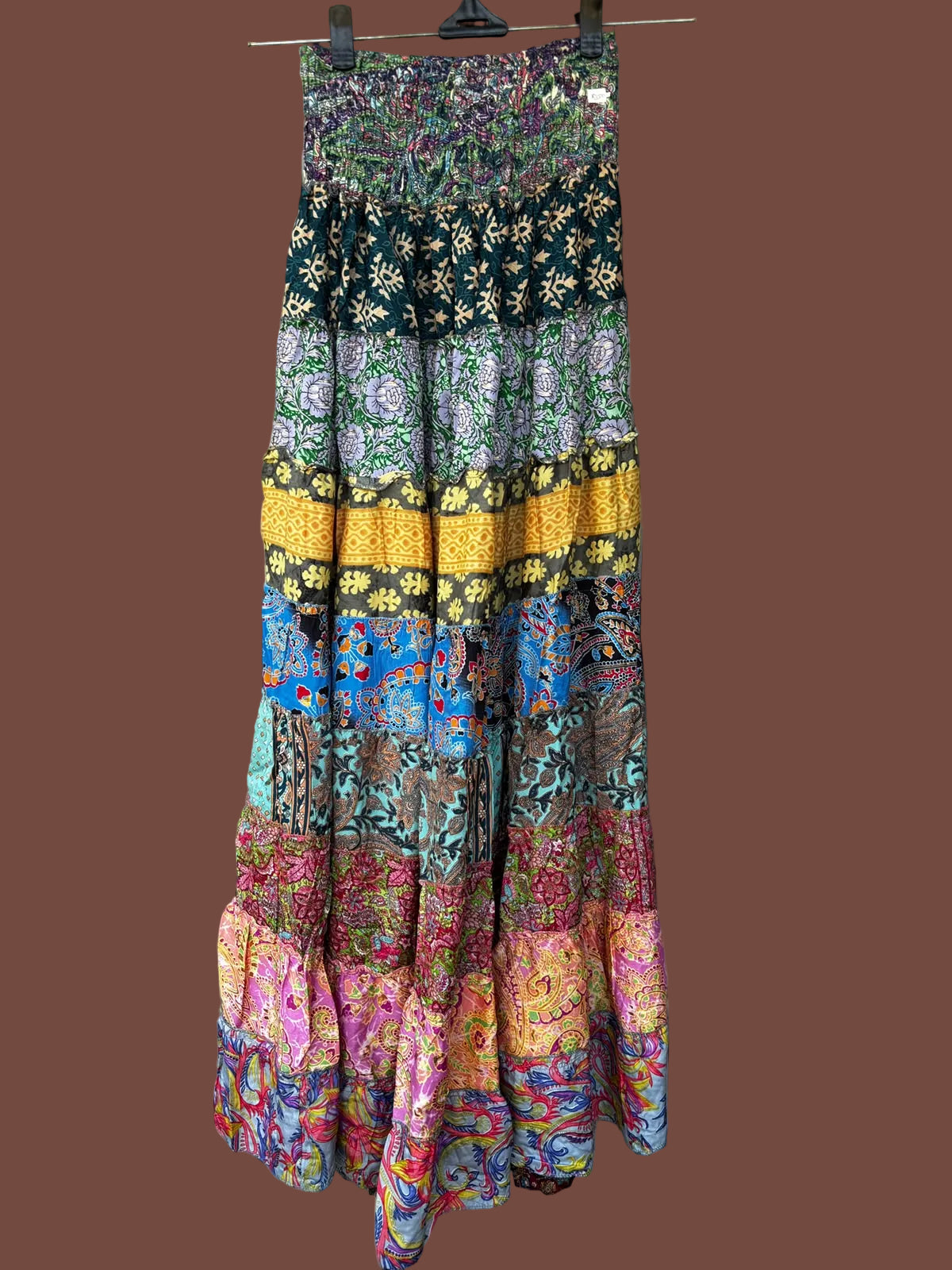 Wanderlust Patchwork Gypsy Skirt