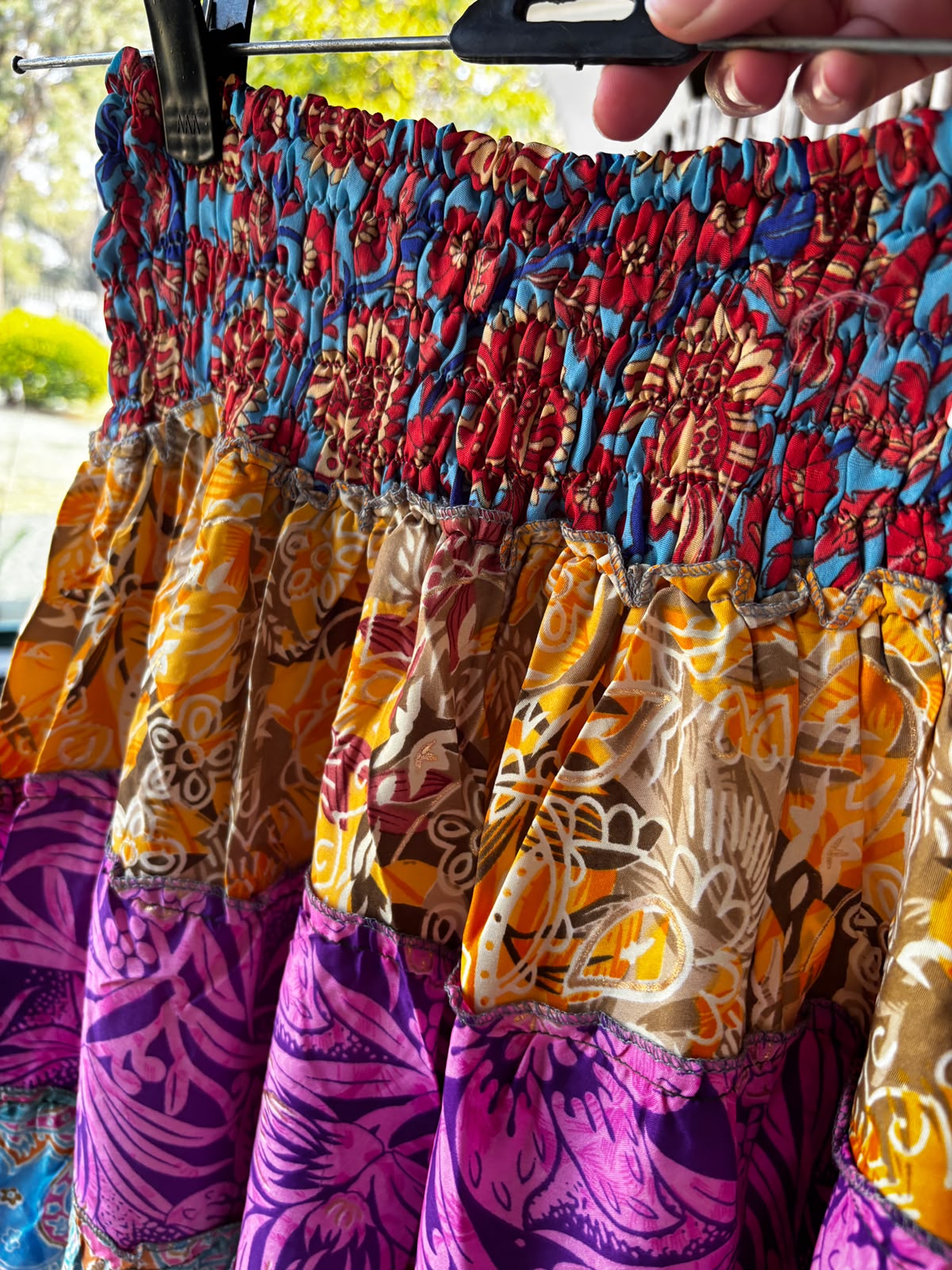 Wanderlust Patchwork Gypsy Skirt